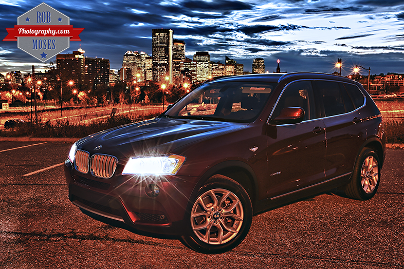 2014 BMW X3 Calgary Canada City Skyline Urban - Rob Moses Photography