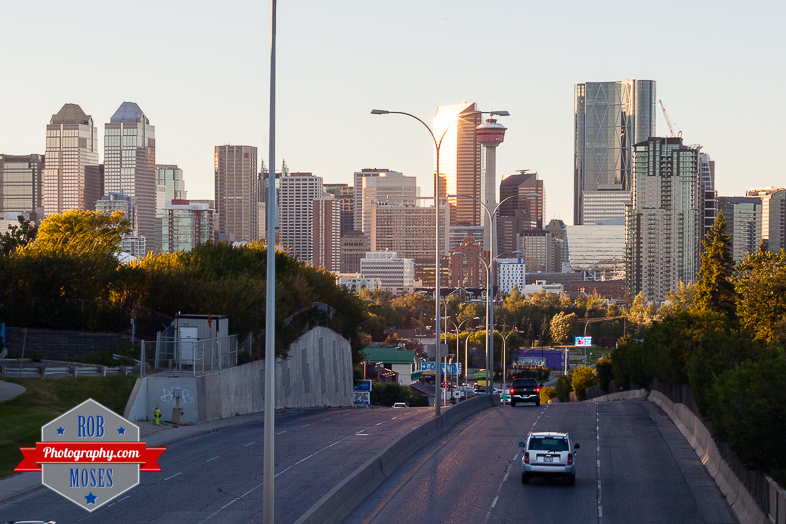 Street City Skyline Calgary Canada - Rob Moses Photography