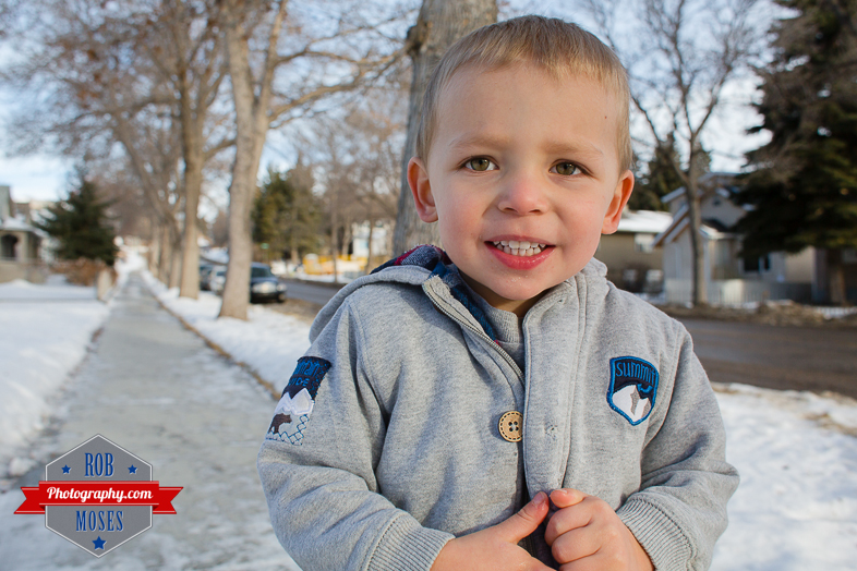 Children boys kids fun Calgary Winter Bridgeland yyc excited fun jumping running yahoo - Rob Moses Photography - Family-2