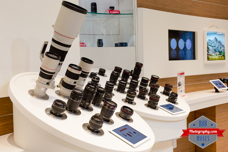 1 Canon Image Square Calgary Alberta Canada - Rob Moses Photography - Famous lenses - Photographer