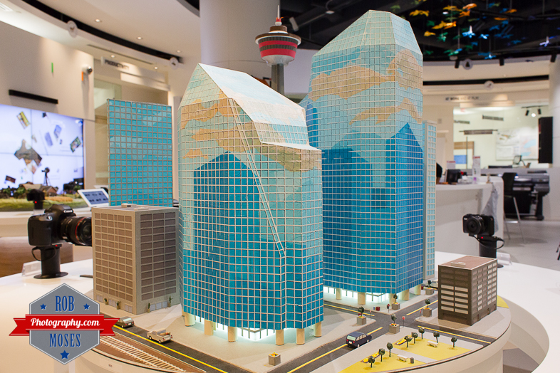 5 Canon Image Square Calgary Alberta Canada - Rob Moses Photography - Famous mini city YYC buildings model - Photographer