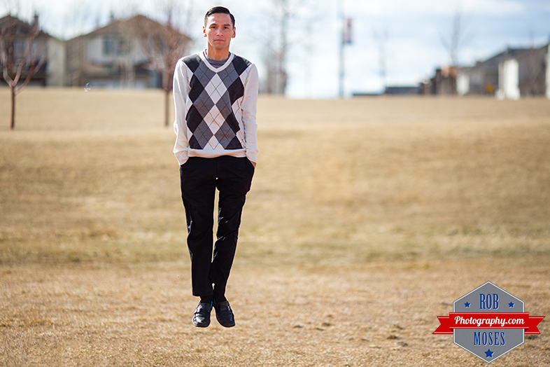 Self Portrait jump jumping park Calgary yyc - Rob Moses Photography - Vancouver Seattle Photographer Photographers - fly hover bokeh still air