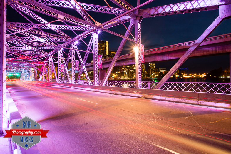 Calgary Alberta Canada old bridge night lights city yyc - Rob Moses Photography - Seattle Vancouver Calgary Photographer Native American Photographers 2.jpg