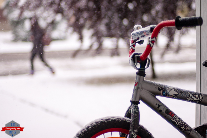 YYC bike bokeh winter snow frost in summer 2014 - Rob Moses Photography - Native American Alaskan Famous Tlingit - Seattle Top Vancouver Photographer Popular Photographers