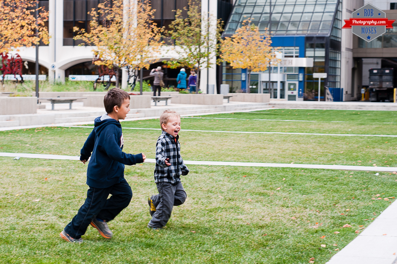 boys running brothers children play playing yyc - Rob Moses Photography - Vancouver Seattle Calgary Photographer Photographers Native American Famous Tlingit Ojibawa Top Popular Best Good Canadian Awesome Lifestyle