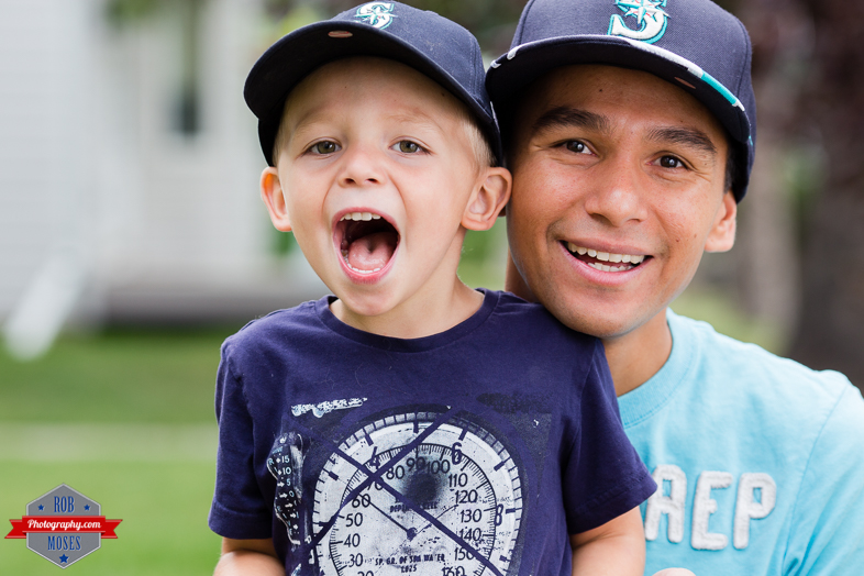 1 Father Son Seattle Mariners hats buddies pals best friends love family - Rob Moses Photography -Calgary Photographer Photographers Native American Famous Tlingit Ojibawa Top Popular Best Good Canadian Awesome Lifestyle
