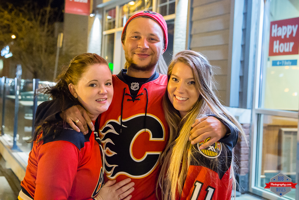 Flames fans win cheering yyc red mile Rob Moses Photography Calgary Photographer Photographers Native American Famous un celebrity Tlingit Ojibawa Top Popular Best Good Canadian-4