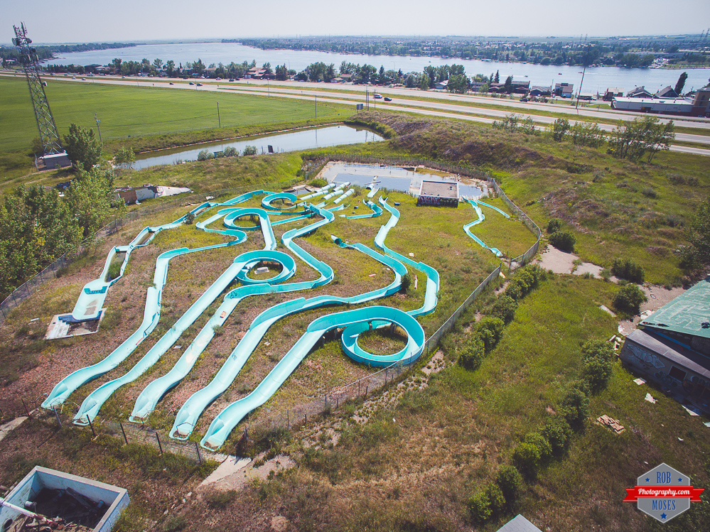 abandoned Water Park slides creepy yyc Waterslides Chestermere - Rob Moses Photography Calgary Photographer Photographers Native American Famous un celebrity Tlingit Ojibawa Top Popular Best Good Canadian 2