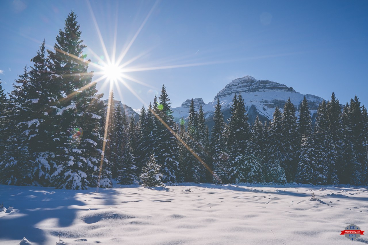 Rocky Mountains Rockies winter snow nature landscape sun sky Rob Moses Photography Calgary Vancouver Seattle Spokane Photographer WA BC Native American Tlingit Ojibaway famous un celebrity Canadian best -