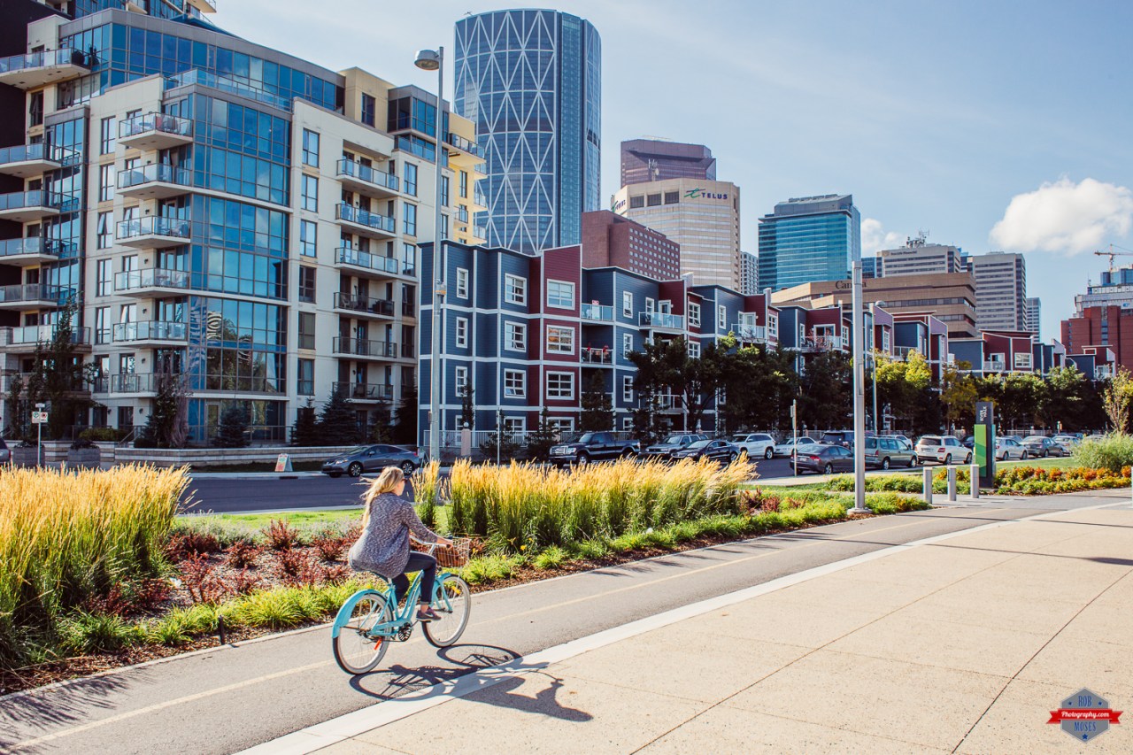 beautiful woman bike cycling yyc urban city path Rob Moses Photography Calgary Vancouver Seattle Spokane Photographer WA BC Native American Tlingit Ojibaway famous un celebrity Canadian best -