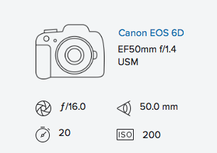 exif data rob moses canon 6d 50mm 1.4