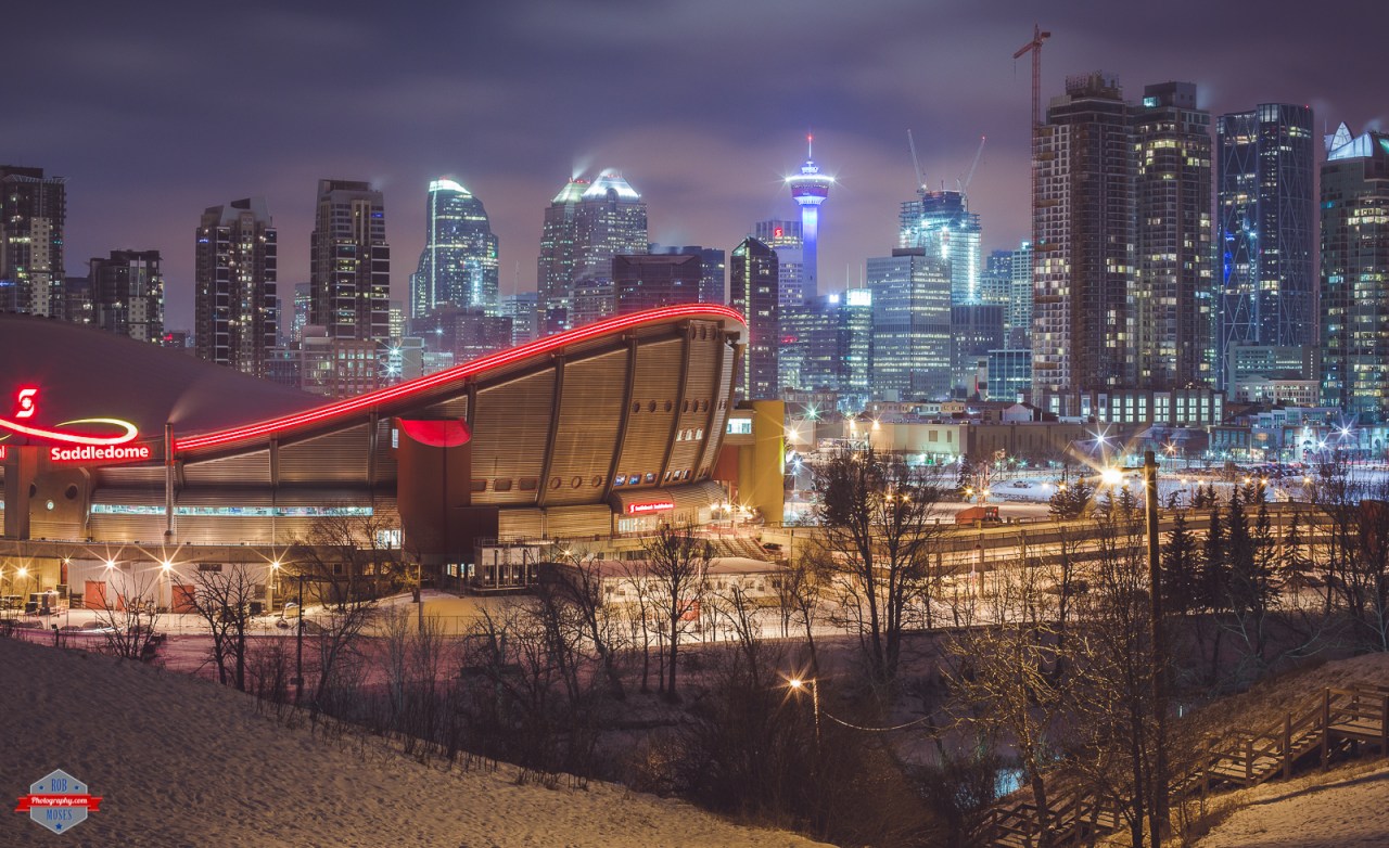 YYC skyline city urban saddledom buildings winter Rob Moses Photography Calgary Vancouver Seattle Spokane Photographer WA BC Native American Tlingit Ojibaway famous un celebrity Canadian best -