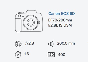 exif data canon 6d 70-200mm rob moses