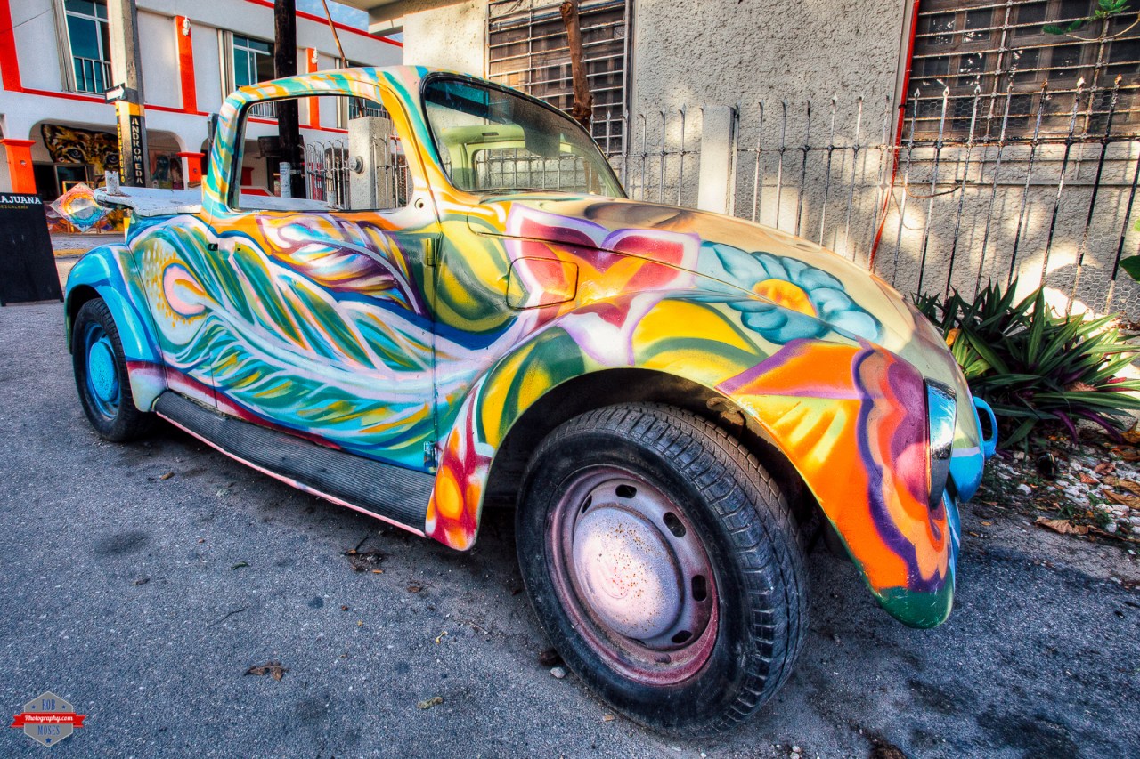 VW volkswagen bug convertable crazy psychedelic paint job Rob Moses Photography Calgary Photographer Photographers Native American Famous un celebrity Tlingit Ojibawa Top Popular Best Good Canadian -