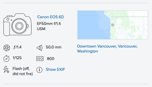 exif data canon 6d 50mm rob moses