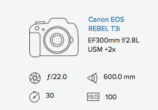 exif data canon t3i 300mm f:2.8 2X rob moses
