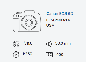 exif data rob moses canon 6d 50mm 1.4
